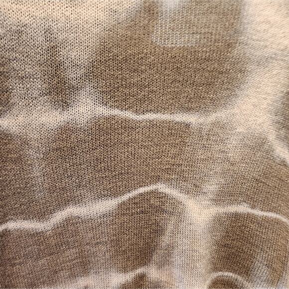 New Vintage Concepts Gray Cowl Neck Marble Silk Print Tunic Top Size M - Picture 8 of 12